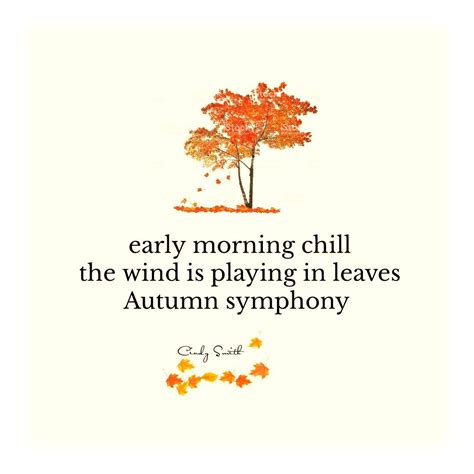 Haiku~ Autumn Symphony Cindy Smith Haiku Poems Very Short Poems