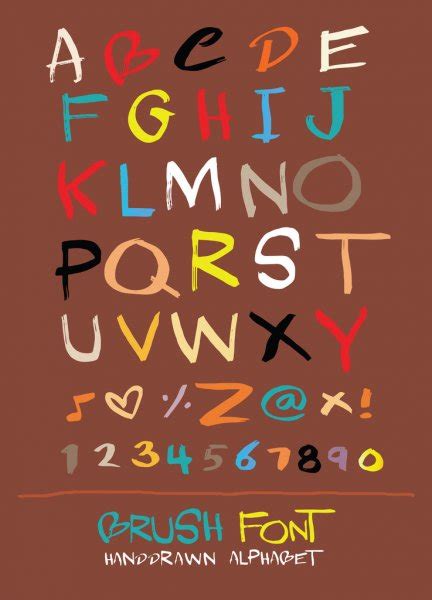 Hand Drawn Alphabet Letters Set Isolated Stock Vector Image By
