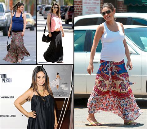 Mila Kunis Pregnancy Style Us Weekly