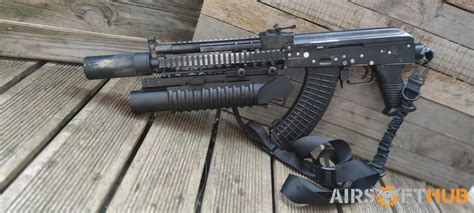 Ak 47 With Grande Launcher Airsoft Hub Buy And Sell Used Airsoft