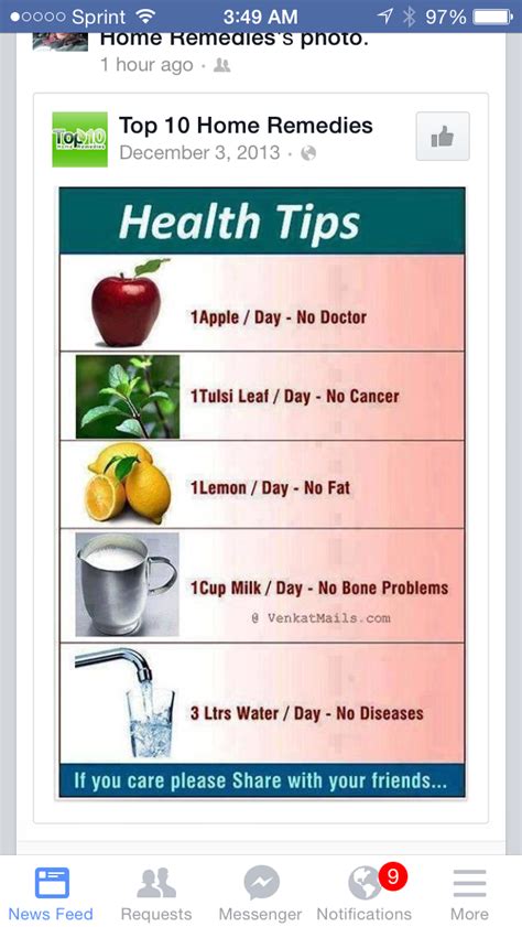 Top 10 Home Remedies Water Day Health Tips Body Healthy Lifestyle Tips