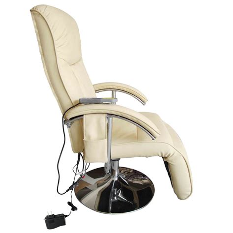 Cream White Electric Tv Recliner Massage Chair Massage Chair Electric Recliners Chair