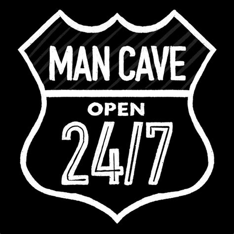 Open Man Cave Poster Print By Mlli Villa Mvsq559a Posterazzi