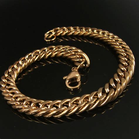 New Arrival 18k Solid Gold Plated High Polished Stainless Steel