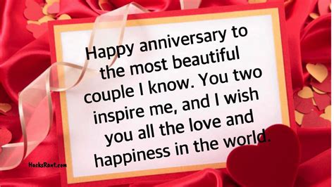 Sweet Anniversary Wishes For Couple Hackstrive