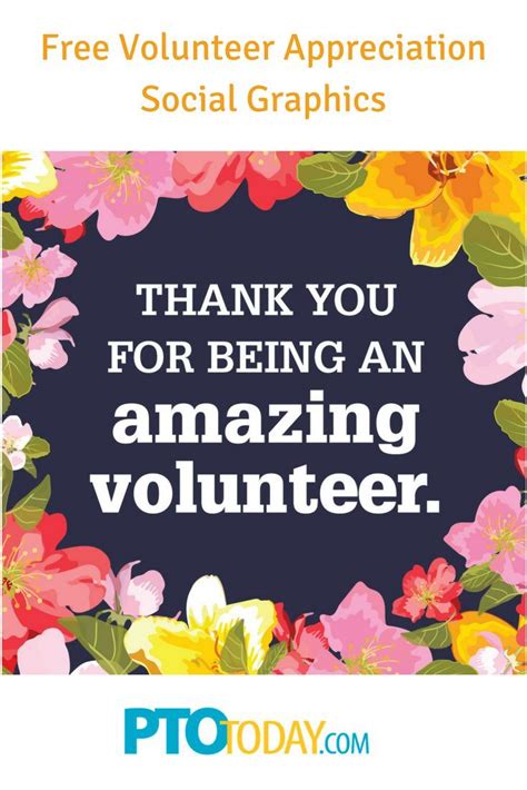 Facebook Graphics For School Volunteer Appreciation Volunteer