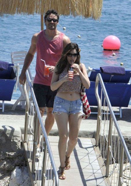 Kelly Brook Showing Off Her Bikini Body In Ischia With Thom Evans July