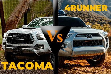 Toyota Tacoma Vs 4runner ¿cuál Es Mejor Camionetas 4x4