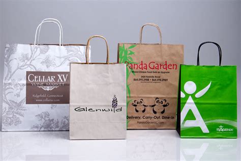 Custom Printed Paper Merchandise Bags Iucn Water