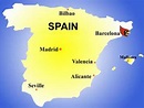 Barcellona paese sulla mappa - Cartina di barcellona paese (Catalogna ...
