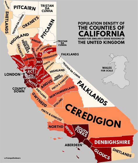 California Population Decline Map Chart Template