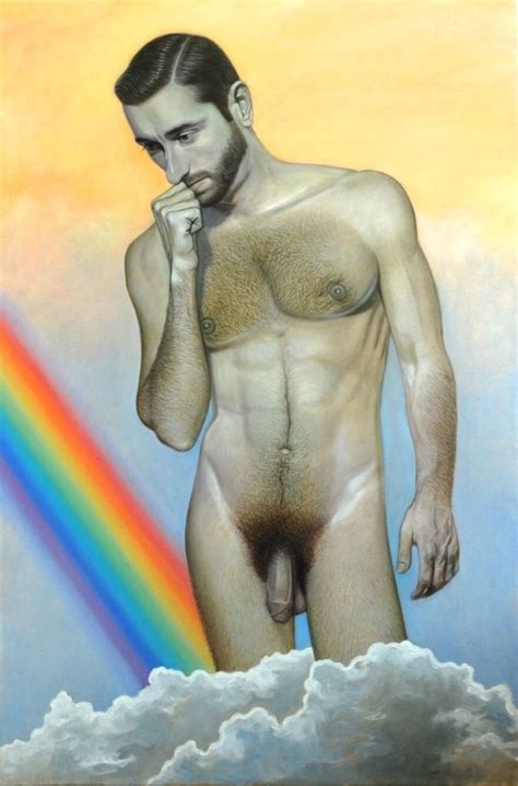 Erotic Art Male Nude Print Of Oil Painting Naked Man Picture