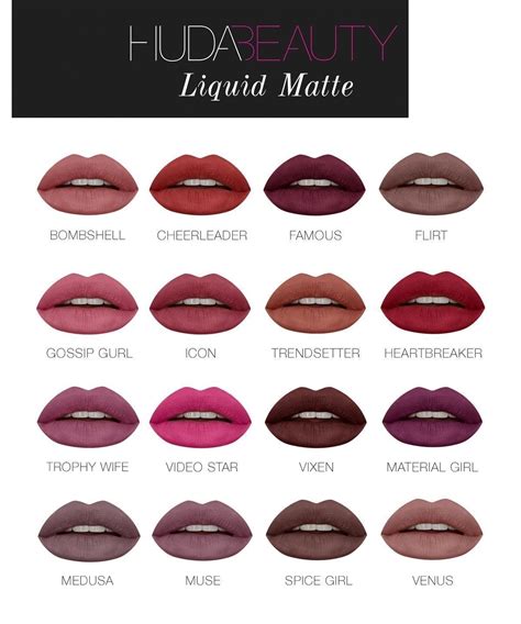 Huda Beauty Liquid Matte Lipstick Pcs Complete Set at Rs set लकवड लपसटक