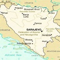 Mapa satélite de localización de la aldea Medjugorje. Fuente: Google ...