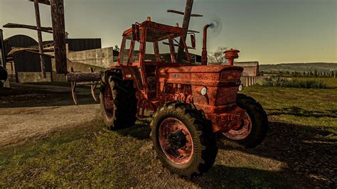 Ржавый трактор со старым плугом V10 Fs19 Farming Simulator 22 мод