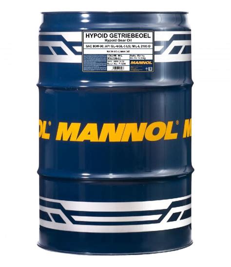 Mannol Huile De Transmission Hypoid Gl 5 80w90 60l Mn8106 60