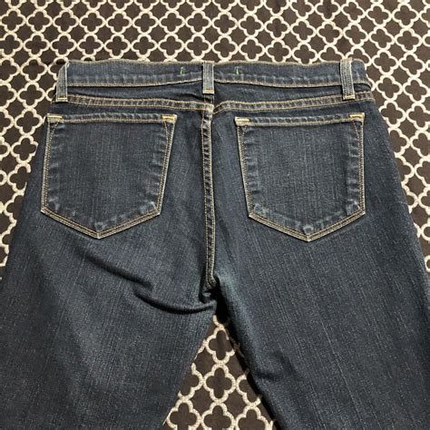 J Brand 910 Skinny Leg Low Rise Denim Jeans “sz 26” Dark Blue 198 Ebay