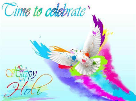 Happy Holi Greetings Wishes 3d Hd Wallpaper
