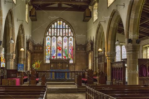Inside A Medieval Church High Quality Architecture Stock Photos