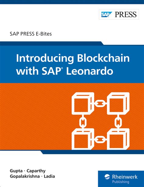 sap cloud platform blockchain beginners guide by sap press