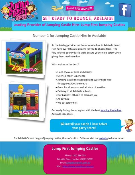 Ppt Leading Provider Of Jumping Castle Hire Jump First Jumping Castles Powerpoint