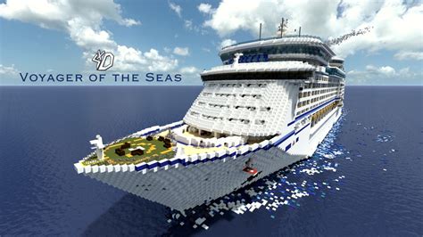 Voyager Of The Seas Minecraft Cruise Ship With Full Interior Maps