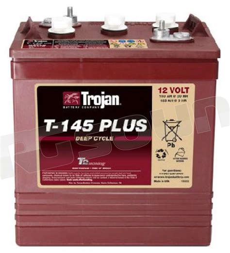 Trojan T 145 Plus 6v Deep Cycle Batterie Per Avviamento E Servizi