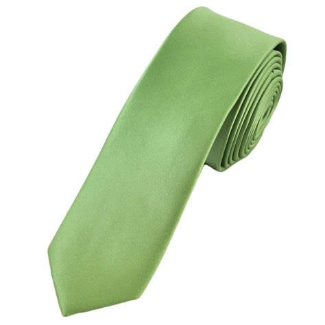 Plain Sage Green 6cm Skinny Tie From Ties Planet Uk