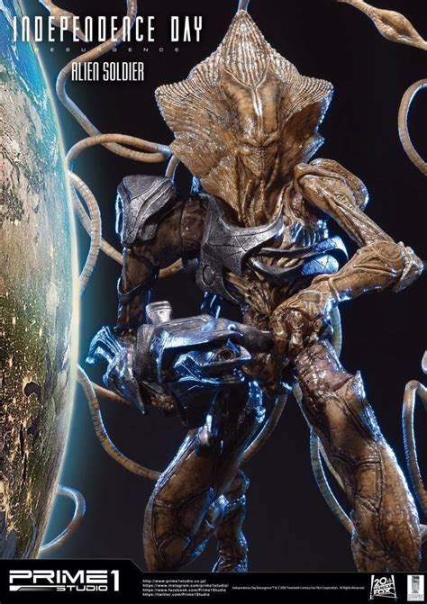 The first trailer for the sequel to the blockbuster 1996 alien invasion/disaster flick invaded the internet on sunday evening, bringing with it a heap of nostalgia and. Independence Day: Resurgence Alien Soldier Statue - The ...