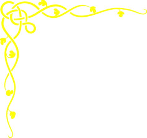 Yellow Border Clip Art At Vector Clip Art Online Royalty