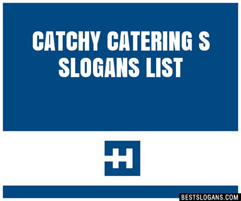 30 Catchy Catering S Slogans List Taglines Phrases Names 2021