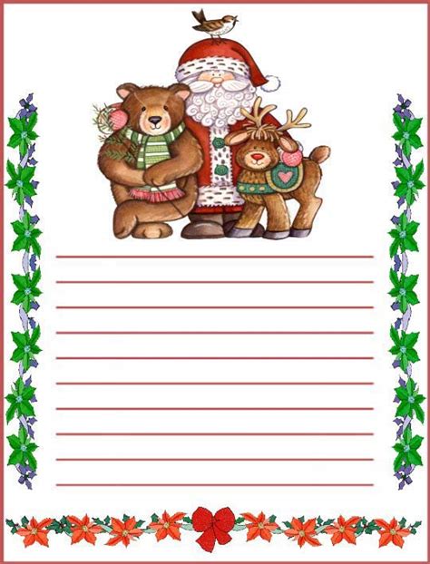 Cartas De Navidad De Santa Claus Para Imprimir Gratis Rio Tarjetas De