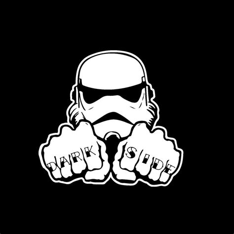 Stormtrooper Dark Side Window Decal Sticker For Cars And Trucks