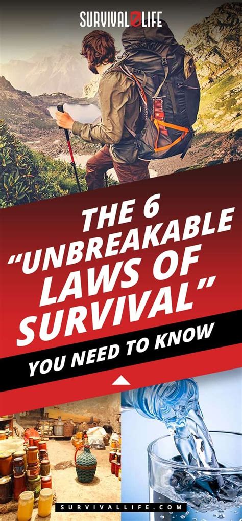 The 6 Unbreakable Laws Of Survival You Need To Know Survival