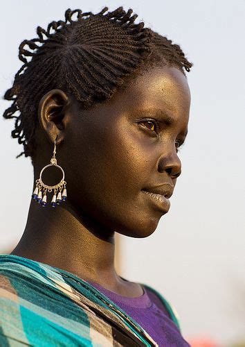 Majang Tribe Woman With Traditional Hairstyle Kobown Ethiopia
