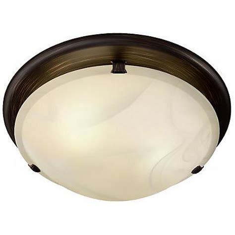 Get free shipping on qualified ceiling fans with lights or buy online pick up in store today in the lighting department. Broan Sleek Circle Rubbed Bronze Bathroom Fan with Light ...