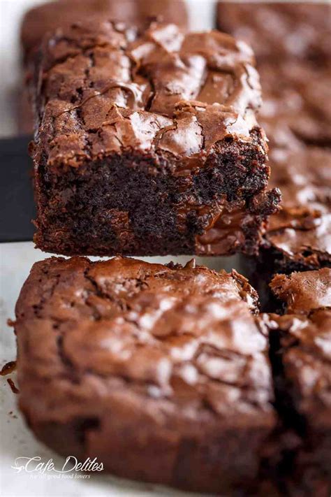 Bake at 350 degrees for 35 to 40 minutes. Worlds Best Fudgiest Brownies - Cafe Delites