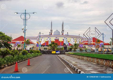 Semarang Indonesia Masjid Agung Mosque Editorial Image Image Of