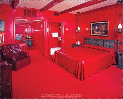 Amazing Red Color Bed Room Custom Home Plans Ideas With Pictures13