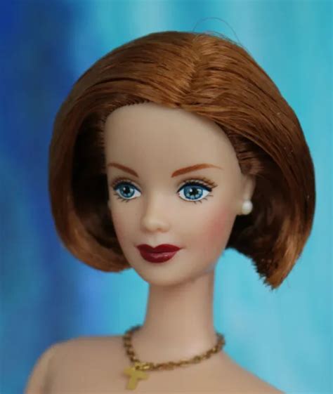 NUDE TNT REDHEAD Barbie Ginger Hair Bob Brown Eyes Mackie Face Dbox4