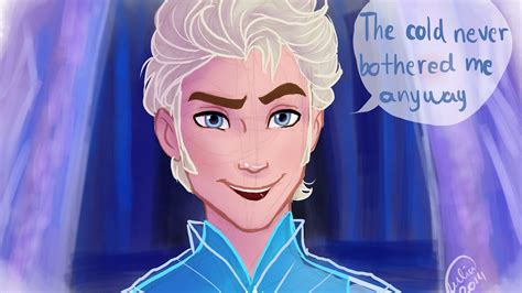 Adorable Genderbent Frozen Fanart Turns Elsa Into A Snow King