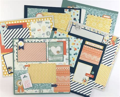 Scrapbook Page Kit 12x12 Or Premade Pre Cut With Instructions