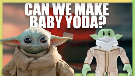 Baby Yoda Costume Tutorial Roblox Youtube