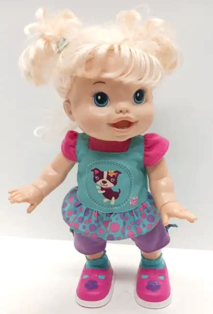 Hasbro Baby Alive Wanna Walk Baby Doll Blonde Model 98859 Collectible