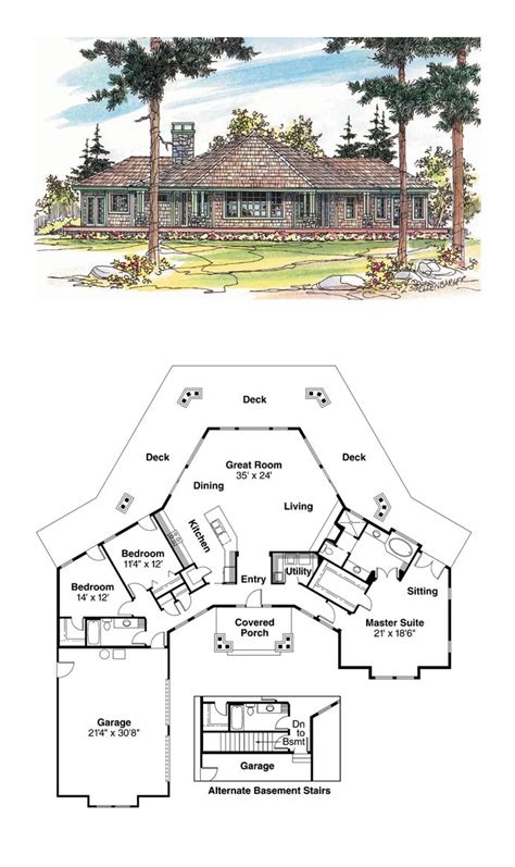 16 Best Octagon Style House Plans Images On Pinterest