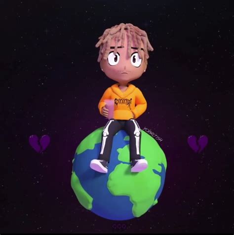 And my grandfather who died when my. 💜 juice wrld💔 Yobritish uploaded by . on We Heart It