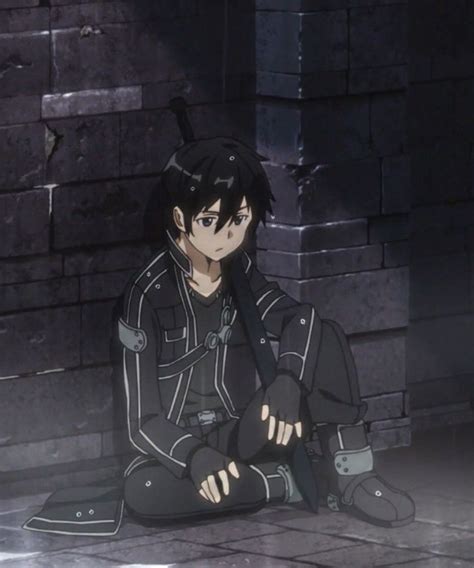 Kirito キリト Kirito Aka The Black Swordsman Is The Main Protagonist