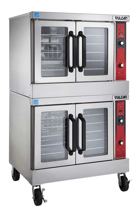 Vulcan Vc44ed Double Deck Full Size Electric Convection Oven With Solid