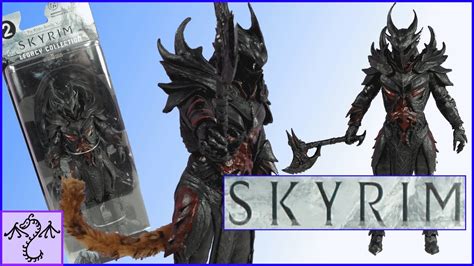 Skyrim Daedric Warrior Action Figure Review And Quick Custom Youtube