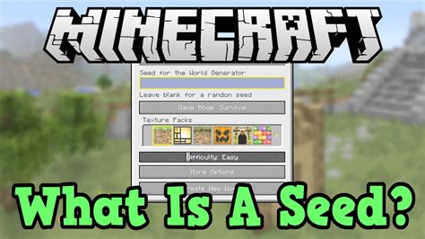 Minecraft Xbox One Ps4 What Is A Seed What Are Seeds